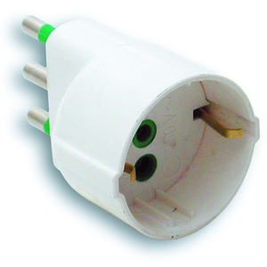 Adattatore Semplice 2P+T 16A / Presa Schuko - Product Image 1