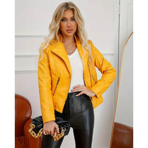 Chaqueta de Cuero para Mujer, Transpirable, Impermeable, Resistente al Viento, de Alta Calidad, Moda de Invierno - Product Image 4