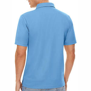 Camisas Polo de Golf Personalizadas al por Mayor, Bordadas, para Hombre, de Verano, de Algodón Puro, Resistentes a las Arrugas, que Absorben el Sudor, para Negocios - Product Image 2