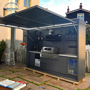 Fabbricazione professionale <span class=keywords><strong>cucina</strong></span> per feste all'aperto con tetto nuovo arrivo barbecue isola Cabinet - Product Image 5
