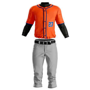 Camiseta de fútbol de manga corta con botones para hombre OEM Hipster Hip Hop estilo béisbol y fútbol conjunto de ropa deportiva - Product Image 1
