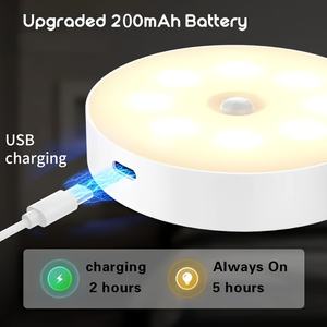 Luz Nocturna LED con Sensor de Movimiento y Apagado Automático con Retardo de <span class=keywords><strong>20s</strong></span>, Lámpara de Inducción para Despensa, Armario, Cuarto de Almacenamiento - Product Image 6