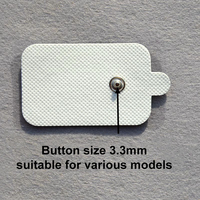 Patch hydrogel hypoallergénique réutilisable 50 fois, de grande taille, respectueux de la peau, certifié pour les dispositifs médicaux, modèle Domas 102, de forme ovale