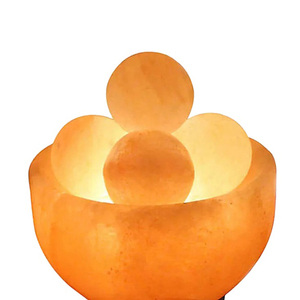 100% naturel de l'Himalaya rose sel cristal roche lampe à thé bol de feu boules arrondies fabriquées à la main pour l'artisanat naturel esthétique - Product Image 6