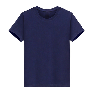T-shirt col rond, T-shirt ample en coton à petites épaules, haut à manches cinq quarts base homme et femme - Product Image 1