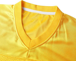 Streetwear de luxe sur mesure surdimensionné col en v football recadrée Boxy recadrée uniforme de football américain maillot de football américain - Product Image 6