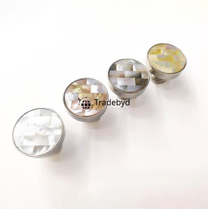 Tiradores de cajón de muebles hechos a mano minimalistas con incrustaciones de fregona elegante, tiradores para armario de cocina, duradero, ecológico - Product Image 1