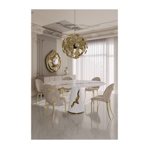 Modern Minimalist Newton Suspension Lamp Brass E26 Base 3000K Color Temperature Adjustable Height for Room Hotel Home Decor - Product Image 2