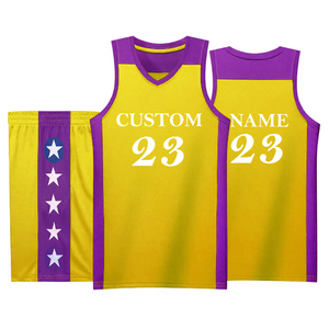 Conjunto de uniforme de baloncesto para hombre personalizable, pantalones cortos de malla estampados transpirables con logotipo bordado, ropa deportiva para adultos, diseño personalizado - Product Image 3