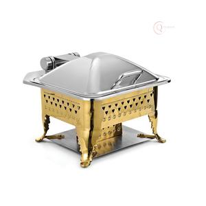 Plat de service professionnel classique en acier inoxydable pour buffet chaud |   Durable et écologique pour les hôtels et les restaurants - Product Image 4