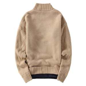 <b>Mens</b> stylish knitted slim fit <b>pullover</b> turtleneck sweater breathable soft fabric warm comfortable modern fashion winter wear - Product Image 4