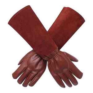 Venta directa de fábrica Guantes de soldadura de cuero Nuevo diseño Mejor fabricante Logotipo personalizado Guantes de soldadura de cuero suave de buena calidad - Product Image 5