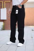 Jeans de Hombre Slim Fit Rectos Vintage con Parches Desgastados, Casuales, Elásticos, Ecológicos, de Cintura Media, de Mezclilla Gruesa Teñida, Color Claro