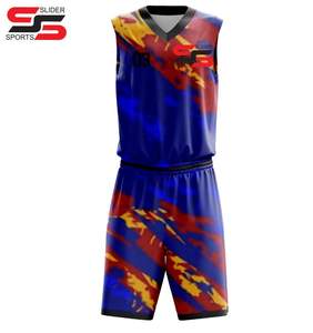 Uniforme de basket-ball à séchage rapide Uniforme de basket-ball respirant unisexe de dernière conception en vente au Pakistan - Product Image 4