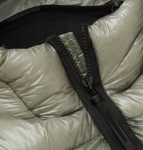 Veste matelassée à bulles pour hommes, surdimensionnée, matelassée, avec col montant en laine, veste d'hiver à fermeture éclair - Product Image 5