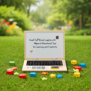 Portátil de Madera con Pizarrón Magnético, Juguetes Educativos para el Aprendizaje y la Creatividad - Product Image 3