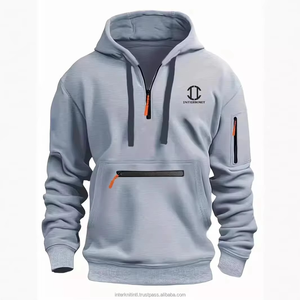 Conjunto de Sudadera con Capucha y Pantalones de Chándal de Felpa Francesa Bordados Personalizados, Chándal Deportivo de Forro Polar de Poliéster OEM, Sudaderas con Capucha y Pantalones de Chándal Personalizados para Hombre - Product Image 3