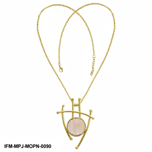 MOP Bangle Gold Plated Natural Mother of Pearl Inlay Cuff Bracelet Iridescent Shell Jewelry Modern Stackable <b>Wristband</b> for Women - Product Image 3