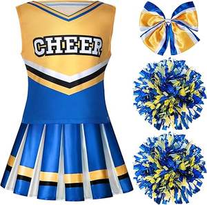 Uniforme Profesional de Animadoras para Niñas |   Diseño Impreso |   Tela de Secado Rápido 100% Poliéster |   Ligero y Transpirable para - Product Image 2