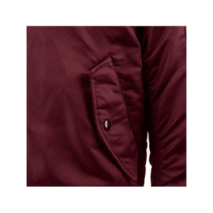 Veste matelassée avec logo personnalisé pour la randonnée hivernale, équipement d'extérieur coupe-vent épais surdimensionné, style de rue tendance, motif de lettres - Product Image 2