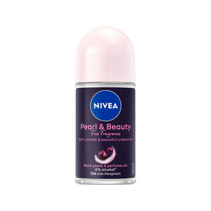 Formule douce pour la peau avec des extraits de perle Nivea Pearl & Beauty Roll-On pour des aisselles éclatantes - Product Image 1