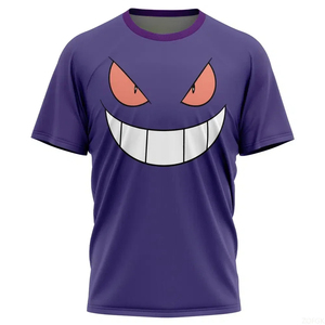 Vente en gros Chemise de gym personnalisée de couleur violette pour hommes T-shirt en coton à séchage rapide Haut d'entraînement de compression Vêtements de sport - Product Image 1