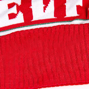 FELIZ NAVIDAD Gorro de vacaciones a la moda Calcetín Relleno Secreto Santa Impreso Pom Playa Paisaje Navidad Regalo de cumpleaños - Product Image 4