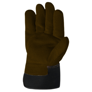 ถุงมือหนังวัวแบบผ่าข้างสำหรับงานหนักถุงมือนิรภัยสะท้อนแสงสำหรับใส่ทำงานที่บ้าน - Product Image 6