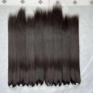 Cabello Natural Liso en Trama, Todas las Longitudes de 8 a 40 Pulgadas, Cabello Virgen Súper Doble Trama, Precio al por Mayor desde Vietnam - Product Image 2