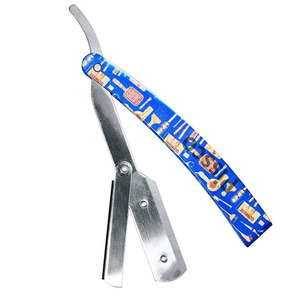 Rasoir pliant professionnel pour barbe, sourcils et cheveux – Couteau de barbier droit en acier inoxydable pour hommes - Product Image 4