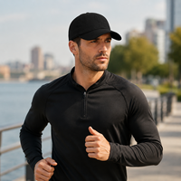 Casquettes de baseball personnalisées à 6 panneaux, souples, avec logo brodé sur mesure, style sportif, non structurées, ajustables, pour le golf, la course, le quotidien, vente en gros
