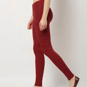 Nueva llegada de alta calidad de las mujeres gimnasio Fitness deportes pantalones de Color sólido sin costuras Yoga Leggings con cierre de cintura elástica - Product Image 2