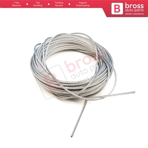 สายเคเบิลซ่อมชุดมอเตอร์กระจกหน้าต่างรถยนต์ BWR5473-1  ลวดสลิงเหล็ก 7x7 เส้นผ่านศูนย์กลาง: 1.6 มม. ความยาว: 10 เมตร - Product Image 4