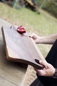 Vente chaude bois designer lumière sombre blocs de charcuterie de haute qualité cuisine planche à découper avec taille et logo personnalisés - Product Image 3