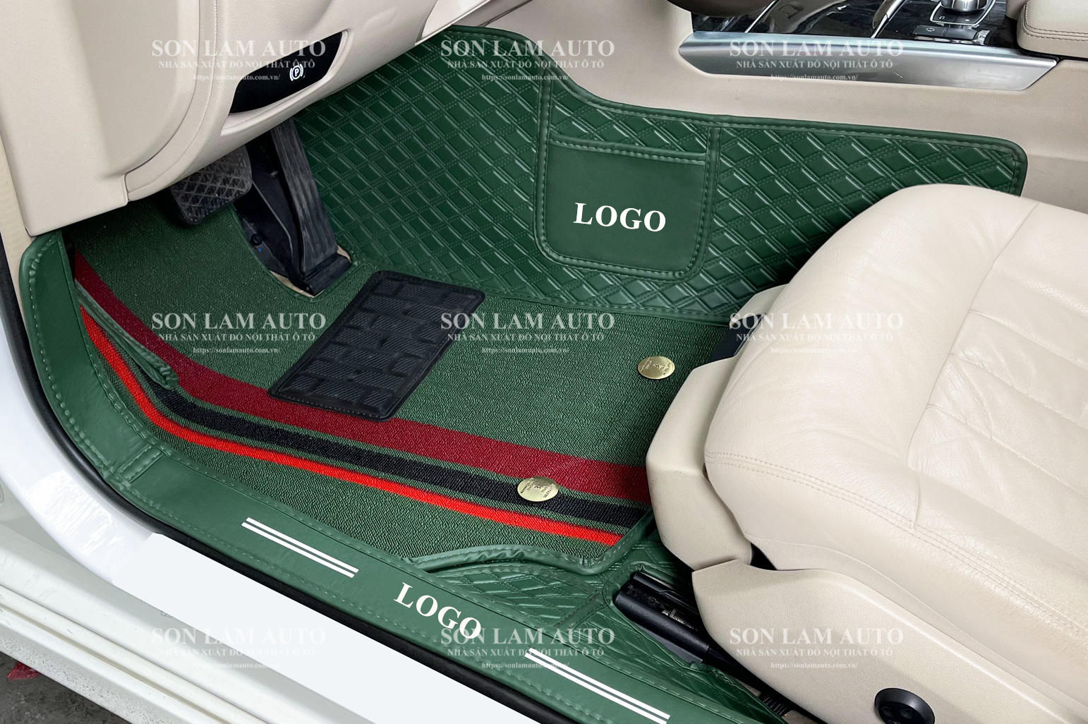 Nappa สีเขียวไม่มีด้ายและชั้นลายสีเขียวป้องกันการเปื้อน