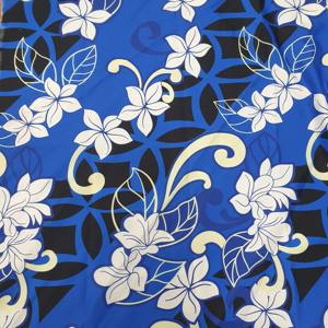 ผ้าพิมพ์ลายซามัวโพลีเอสเตอร์โพลีเซียนใหม่ที่มีการผสมผสานระหว่างชนเผ่าและดอกไม้ในการออกแบบ - Product Image 3