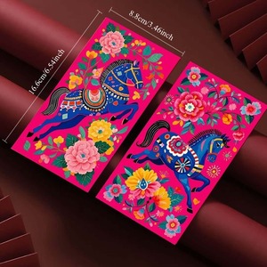 Sobres Rojos de Año Nuevo Chino 2026 al por Mayor, Diseños Únicos, Paquetes Rojos con Lámina Dorada, Sobres de Dinero de la Suerte, 30 Piezas - Product Image 4