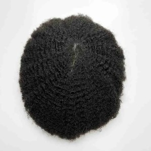 Peluca de Cabello Natural para Hombre, Negra, con Parte Lateral, Base de Seda, Resistente al Calor, Cabello Virgen Remy Brasileño, Corto y Liso - Product Image 4
