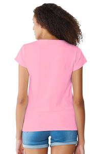 Premium Indian Boutique's Latest Exclusive High Demand Pink Short <b>Tops</b> Comfortable Knitted Western Wear Regular Wear - Product Image 3