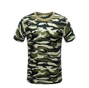 เสื้อยืดแฟชั่นกลางแจ้งแนวแทคติคอล แขนสั้น แห้งเร็ว คอกลม ผ้าไผ่ผสมโพลีเอสเตอร์ 300 กรัม ทรงปกติ สำหรับผู้ชาย - Product Image 1