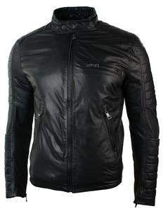 Veste en cuir décontractée style motard en cuir véritable OEM, personnalisable avec votre marque, respirante, anti-UV et écologique – Vente en gros - Product Image 5