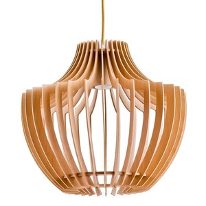 Lampe en bois faite à la main naturel écologique éclairage Premium décor durable 99 données d'or - Product Image 6