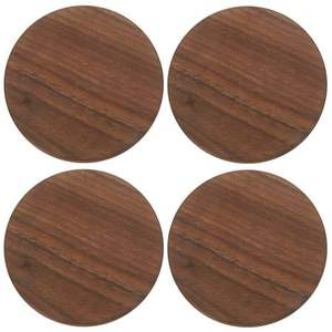 Posavasos de madera redondos y taza de café Espesor personalizado para hoteles Restaurantes Uso en fiestas en casa - Product Image 1