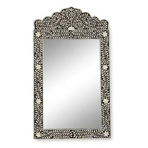 Bone Inlay Art Deco <b>Rectangle</b> <b>Mirror</b> Artistic Handmade Eco Friendly Decor - Product Image 1