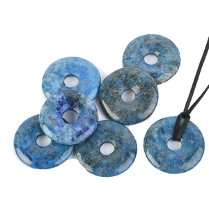 Donuts lapis lazuli pierre donut pierre naturelle cristal reiki pierres précieuses guérison donuts agate grossiste - Product Image 6