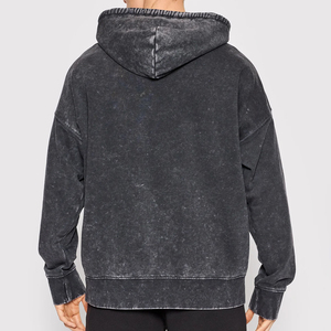 Heavyweight Acid <b>Wash</b> 100% Cotton Fleece Breathable Pullover Hoodie Men New Arrival Custom Winter Warm Thick Outdoor Embroidery - Product Image 3
