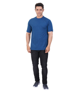 Vente en gros de streetwear pc en coton biologique pv dans différentes méthodes d'impression et matériaux T-shirt à col rond pour hommes en stock à vendre - Product Image 6
