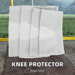 Protège-genoux élastiques athlétiques respirants en bambou, manchons de compression pour tibia et jambe en fibre de charbon, coudières de protection sportive - Product Image 2