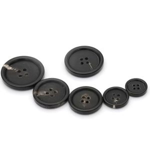 Collection élégante de boutons en corne de buffle d'eau naturelle polie d'Inde pour les amateurs d'artisanat naturel - Product Image 3