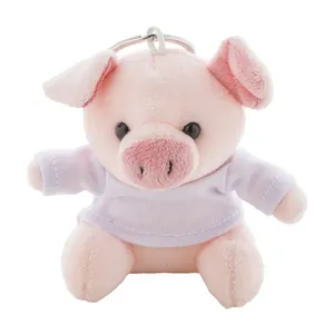 Portachiavi Personalizzato in Peluche a Forma di Maialino per Gadget e Accessori - Product Image 6